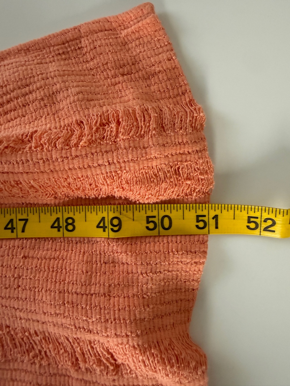 Free People Calypso distressed tee. Peach/Coral NWT Small - Picture 10 of 13